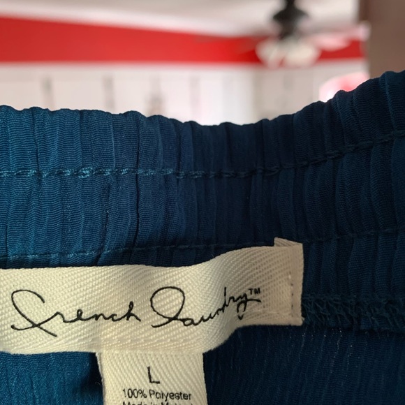 French Laundry slacks teal blue LG - Picture 6 of 13